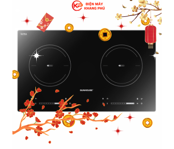 Bếp đôi điện từ Sunhouse SHB82022