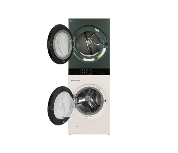 Tháp máy giặt cao cấp LG WashTower 25Kg + sấy 17Kg WT2517NHEG