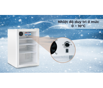 Tủ mát mini Alaska LC-70 70 lít- màu trắng